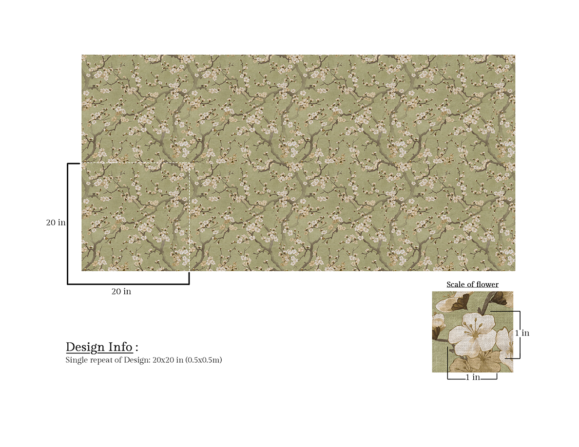 Cherry Blossom Branch Wallpaper