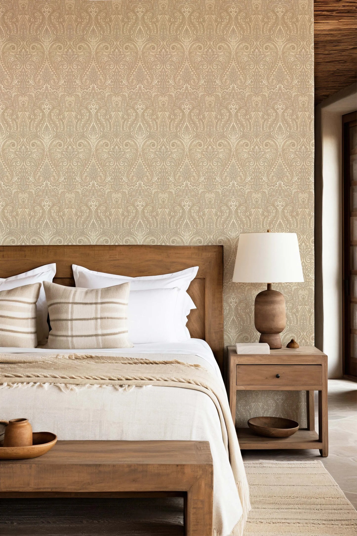 Begum Jaal Wallpaper- Inspired from Jamawar Patterns