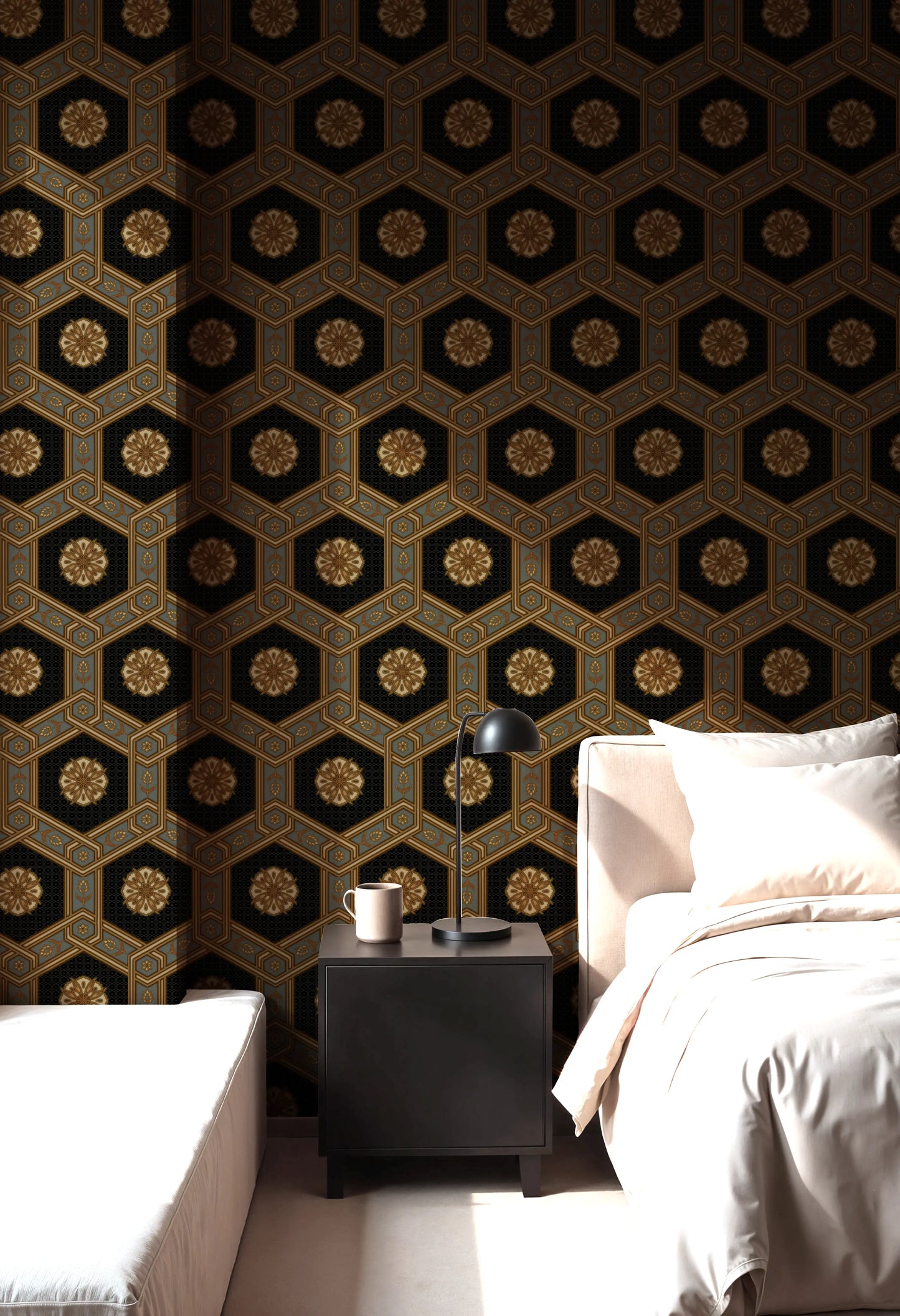 Raki Boota Wallpaper- Inspired by Ottaman Patterns