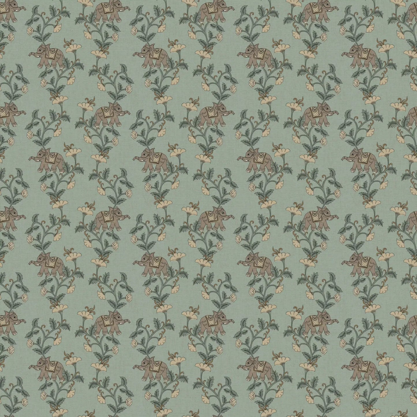 Gajagamini Wallpaper- Inspired by Kalamkari Patterns
