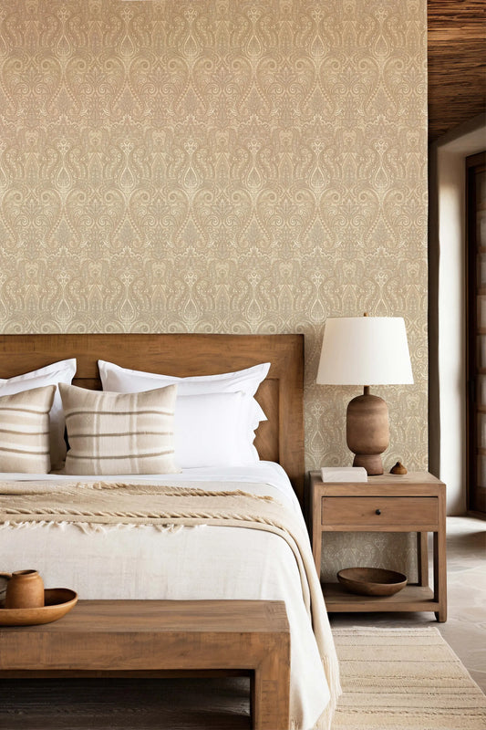 Begum Jaal Wallpaper- Inspired from Jamawar Patterns