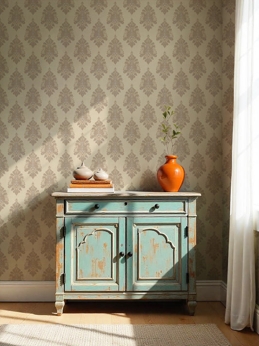 Noor Jahan Wallpaper- Inspired from Jamawar Patterns