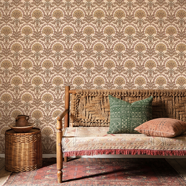 Turkish Booteh Floral Wallpaper