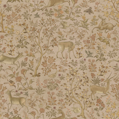 Shahi Van Wallpaper - is inspired by the Mughal forest miniature paintings
