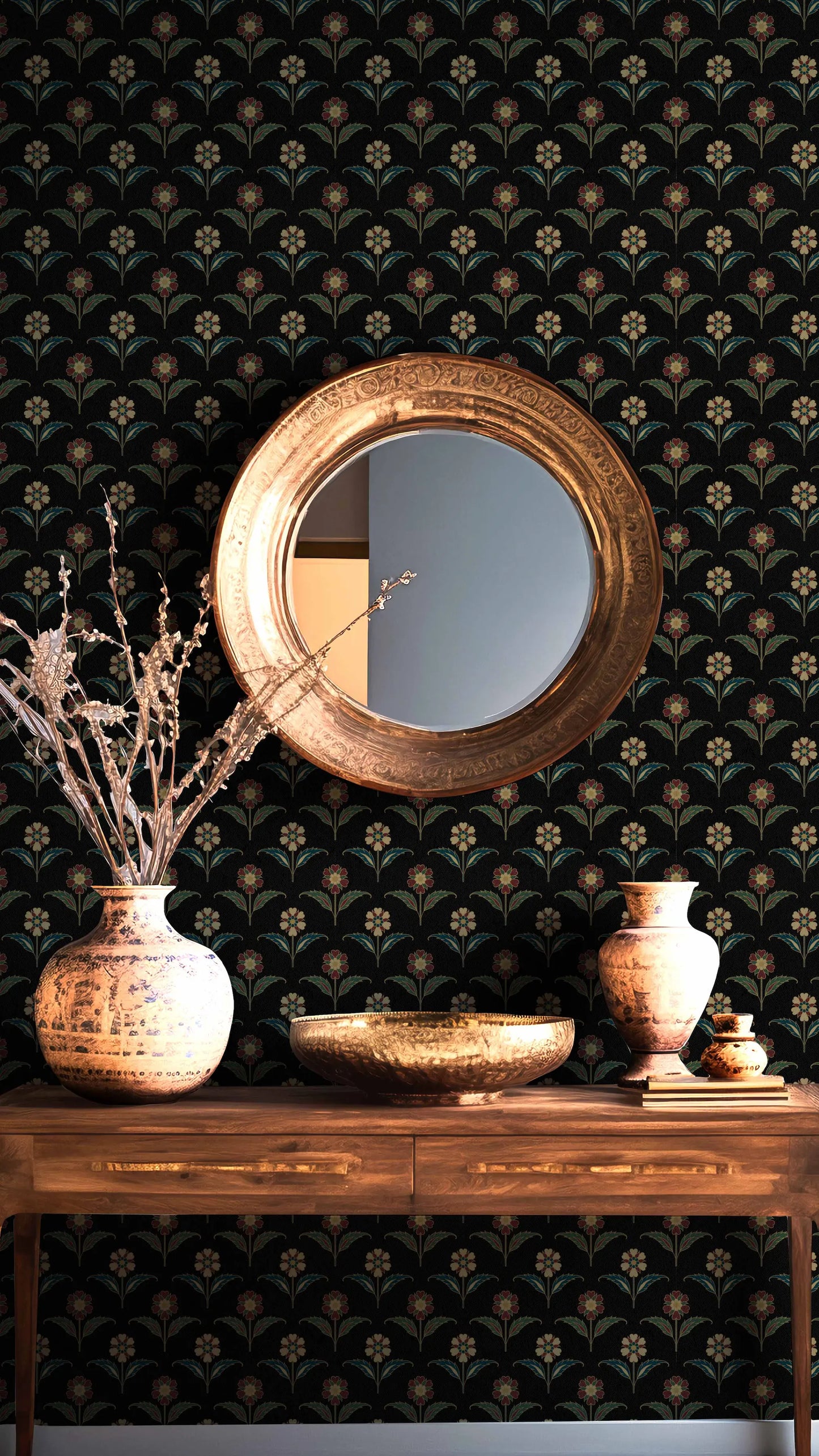 Gulbahar Wallpaper- Inspired by Pashmina Patterns