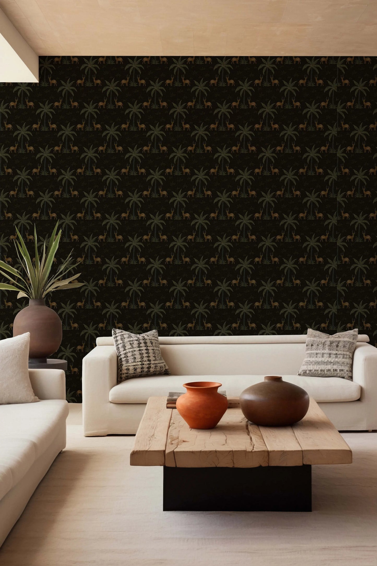 Sundarban Boota Wallpaper- Inspired by Kantha Patterns