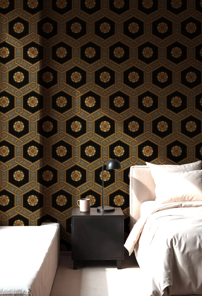 Raki Boota Wallpaper- Inspired by Ottaman Patterns