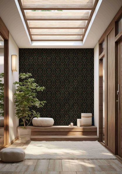 Zaina Bagh Wallpaper- Inspired by Pashmina Patterns