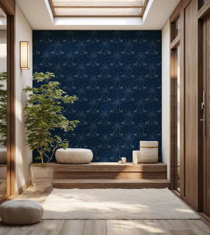 Sundarban Boota Wallpaper- Inspired by Kantha Patterns