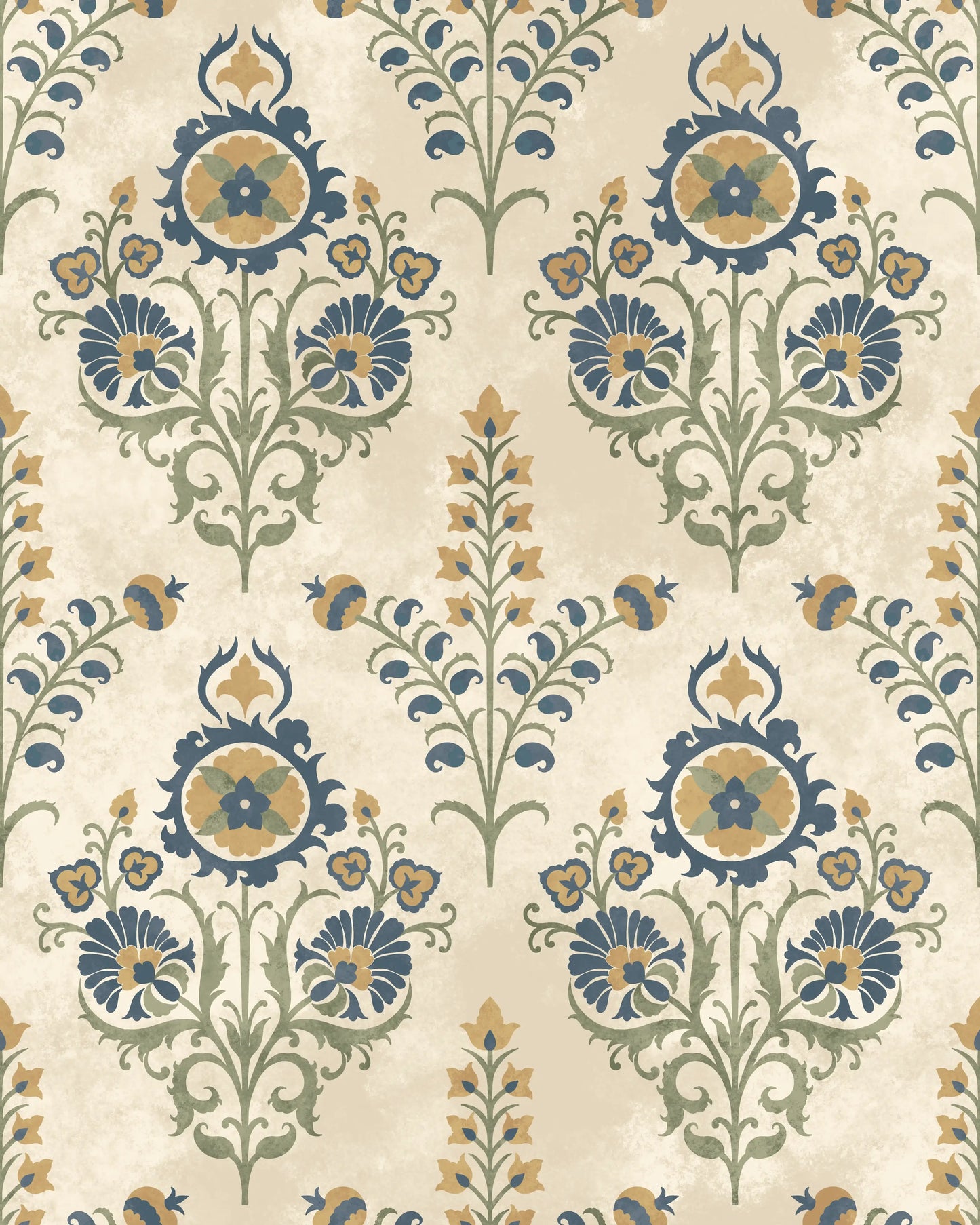 Samarkand Wallpaper- Inspired by Suzani Patterns