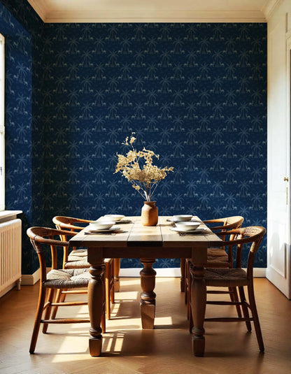 Sundarban Boota Wallpaper- Inspired by Kantha Patterns