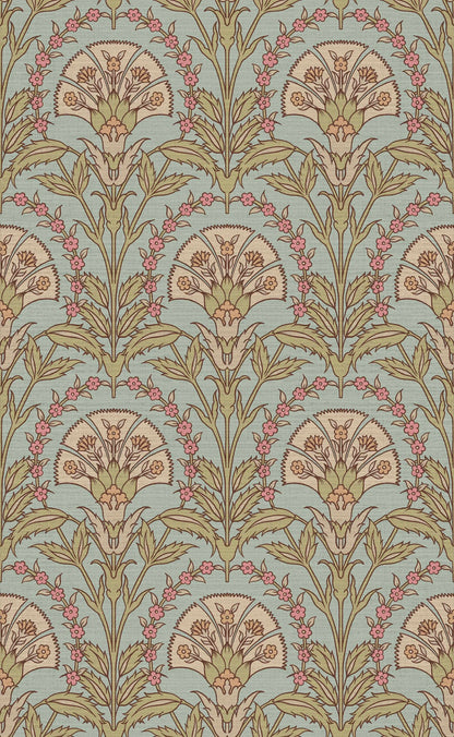 Turkish Booteh Floral Wallpaper