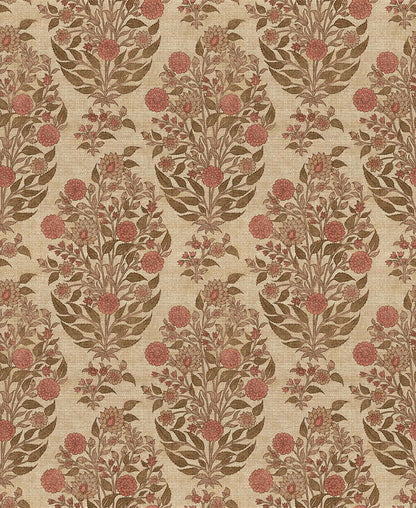 Gulzar Wallpaper - is inspired by the Mughal forest miniature paintings