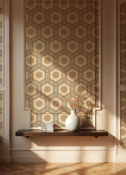 Raki Boota Wallpaper- Inspired by Ottaman Patterns
