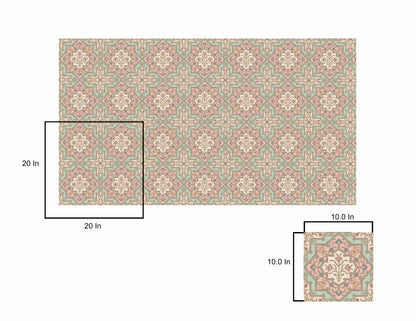 Gul Mahal Wallpaper is inspired by the Mughal florals and motifs.