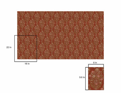 Gulzar Wallpaper - is inspired by the Mughal forest miniature paintings