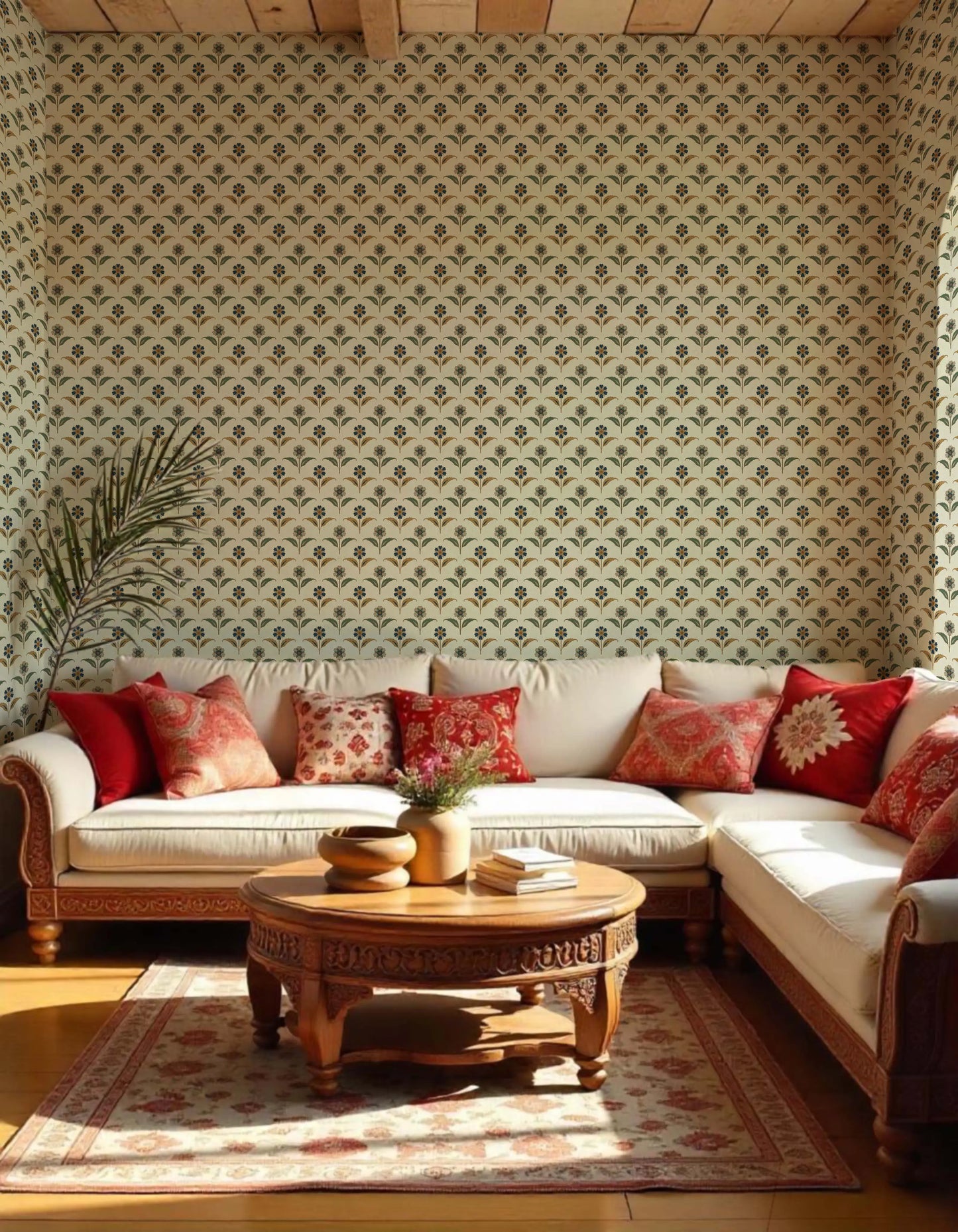Gulbahar Wallpaper- Inspired by Pashmina Patterns