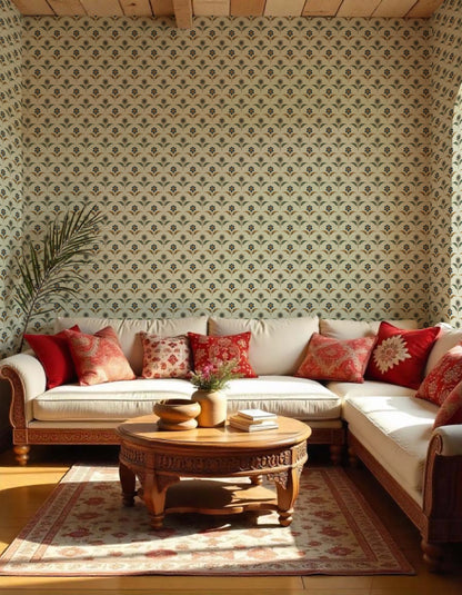 Gulbahar Wallpaper- Inspired by Pashmina Patterns