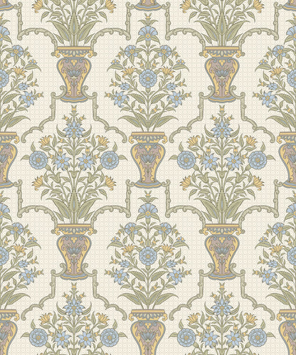 Mughal Grove Wallpaper - is inspired by the Mughal forest miniature paintings