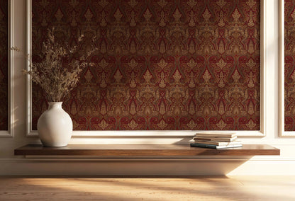 Begum Jaal Wallpaper- Inspired from Jamawar Patterns