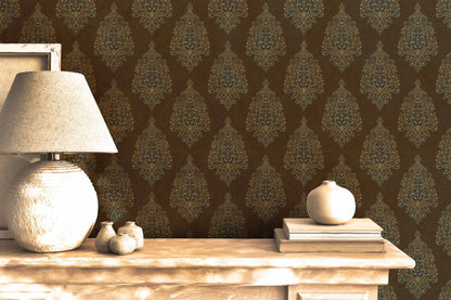 Noor Jahan Wallpaper- Inspired from Jamawar Patterns