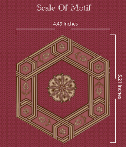 Raki Boota Wallpaper- Inspired by Ottaman Patterns