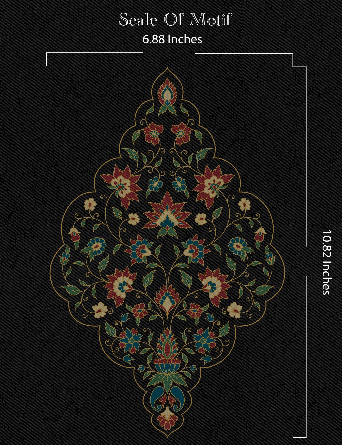 Zaina Bagh Wallpaper- Inspired by Pashmina Patterns