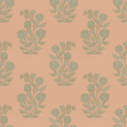 Nargis Wallpaper - is inspired by the Mughal miniature floral motifs