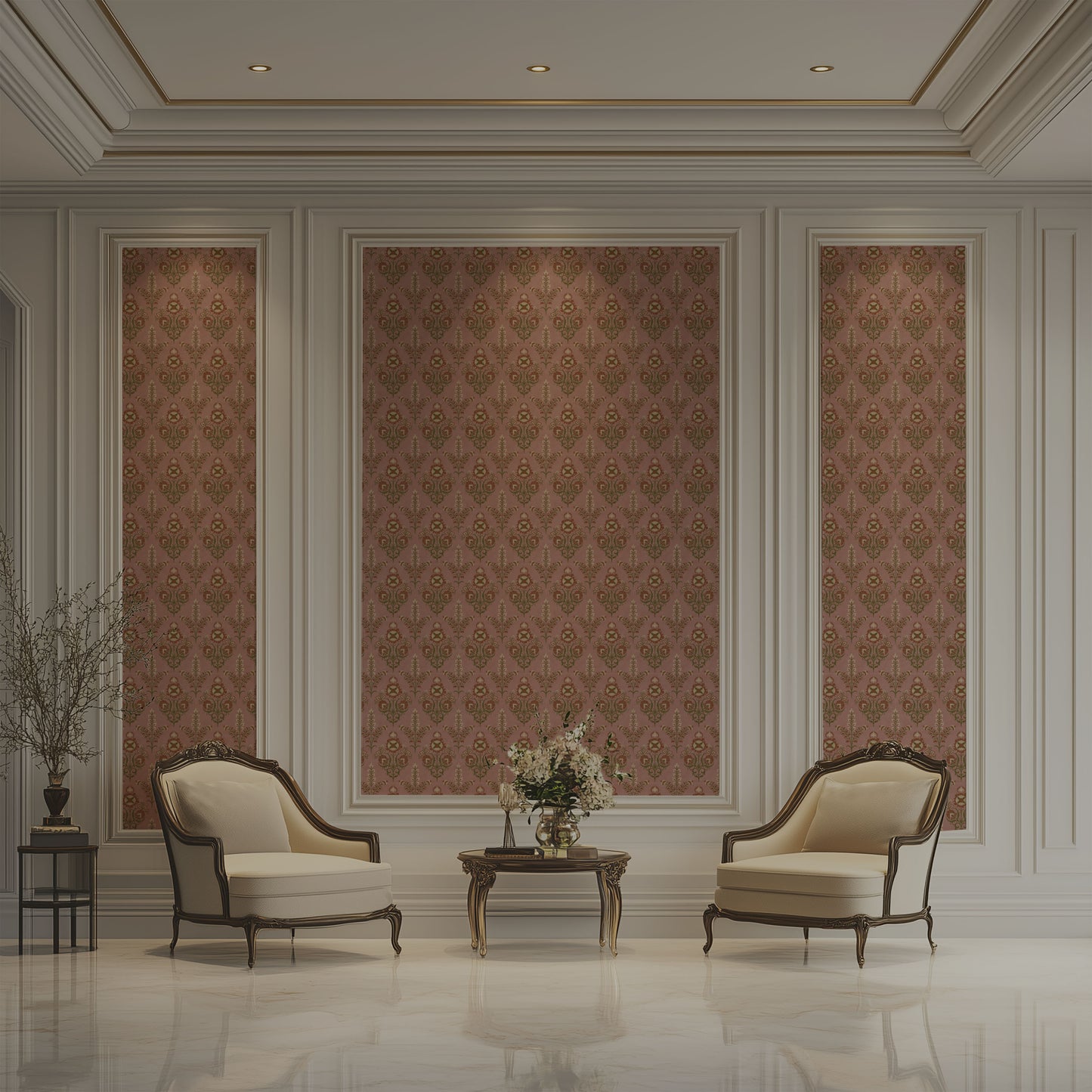 Samarkand Wallpaper- Inspired by Suzani Patterns