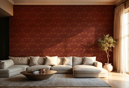Sundarban Boota Wallpaper- Inspired by Kantha Patterns
