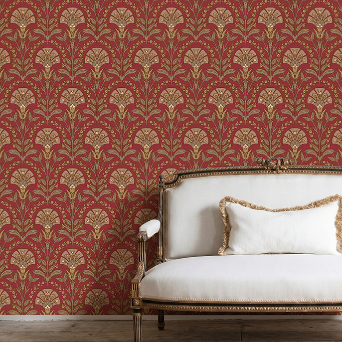 Turkish Booteh Floral Wallpaper