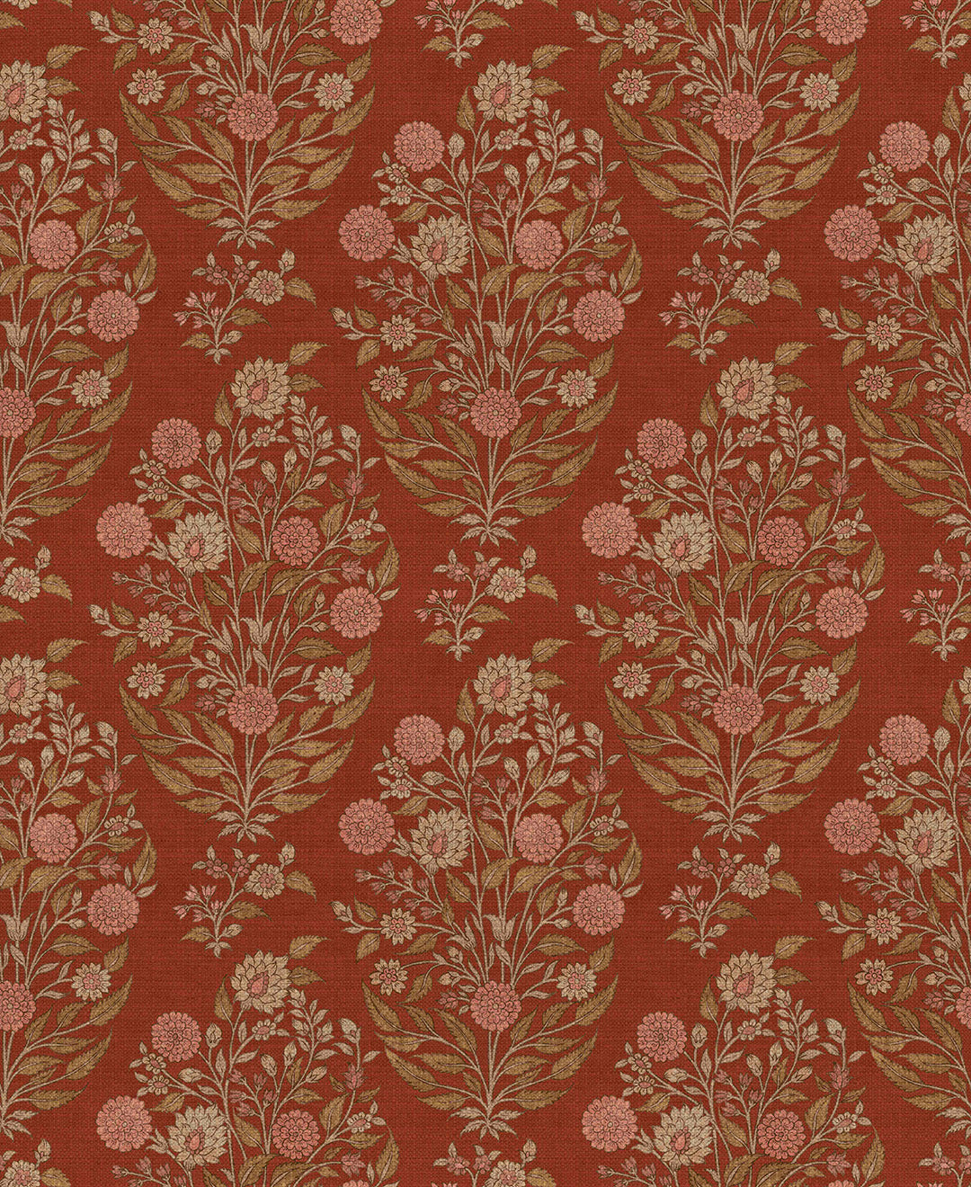 Gulzar Wallpaper - is inspired by the Mughal forest miniature paintings