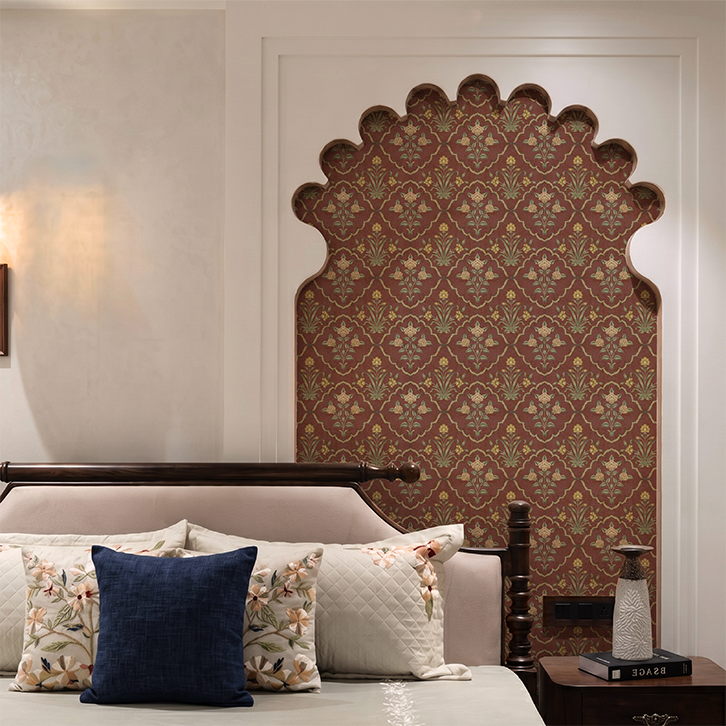 Zafran Bagh Wallpaper - is inspired by the Mughal architecture and gardens