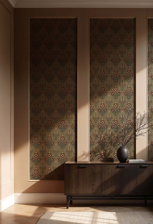 Samarkand Wallpaper- Inspired by Suzani Patterns