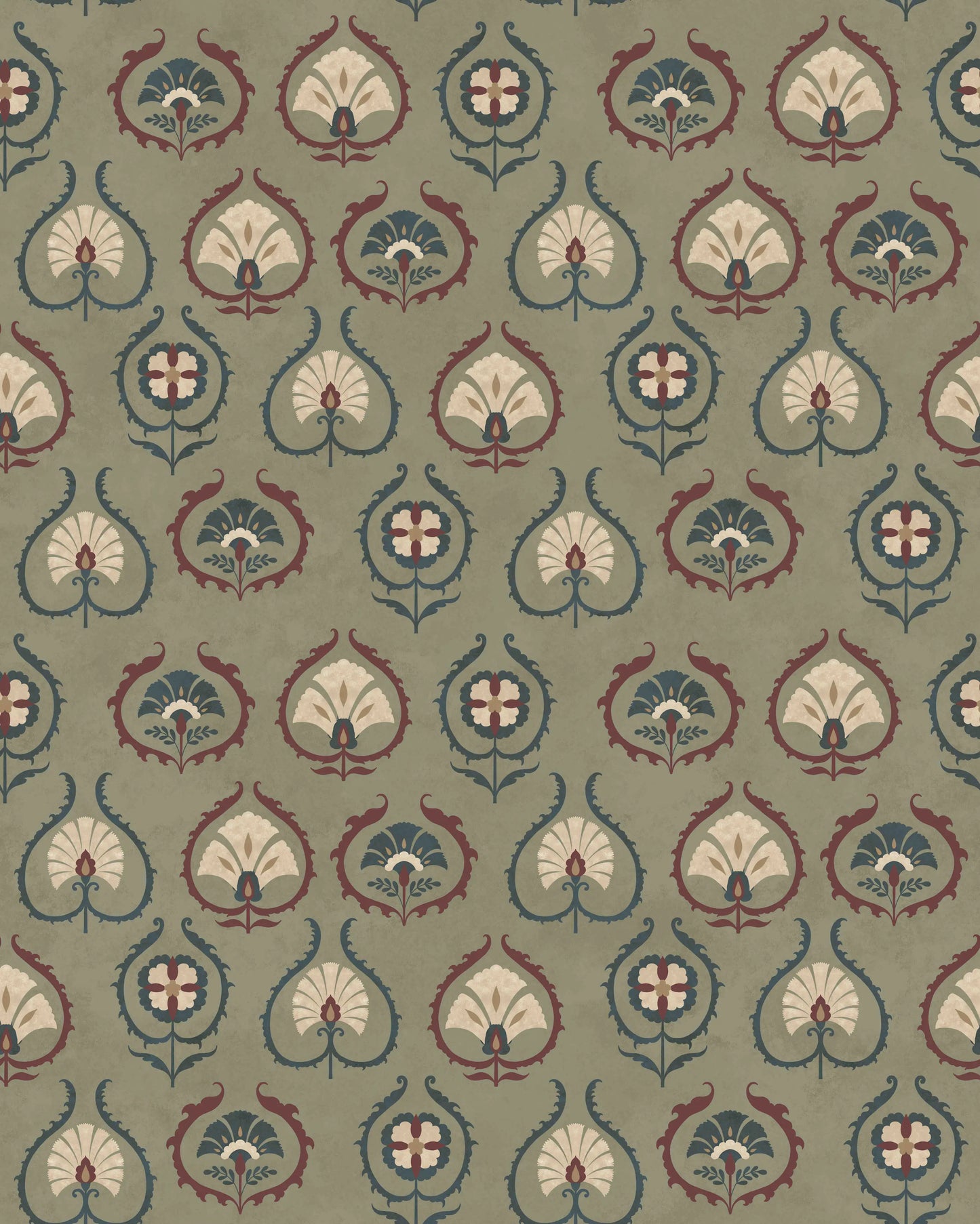 Bukhara Wallpaper- Inspired by Suzani Patterns
