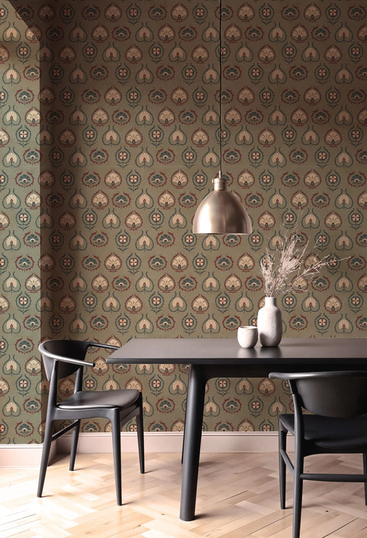 Bukhara Wallpaper- Inspired by Suzani Patterns