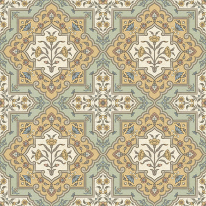 Shalimar Star Wallpaper – Inspired by Mughal Garden Motifs