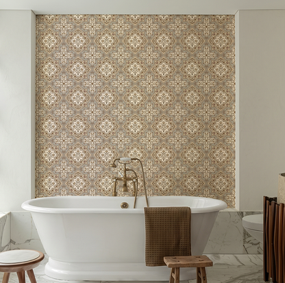 Shalimar Star Wallpaper – Inspired by Mughal Garden Motifs