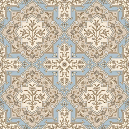Shalimar Star Wallpaper – Inspired by Mughal Garden Motifs