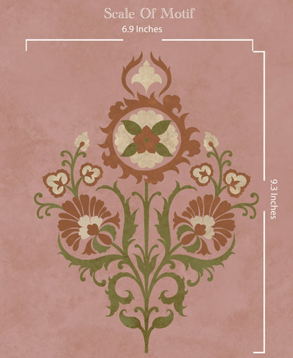 Samarkand Wallpaper- Inspired by Suzani Patterns