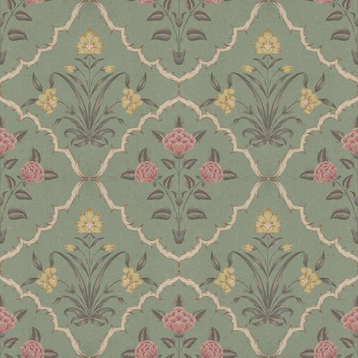 Zafran Bagh Wallpaper - is inspired by the Mughal architecture and gardens