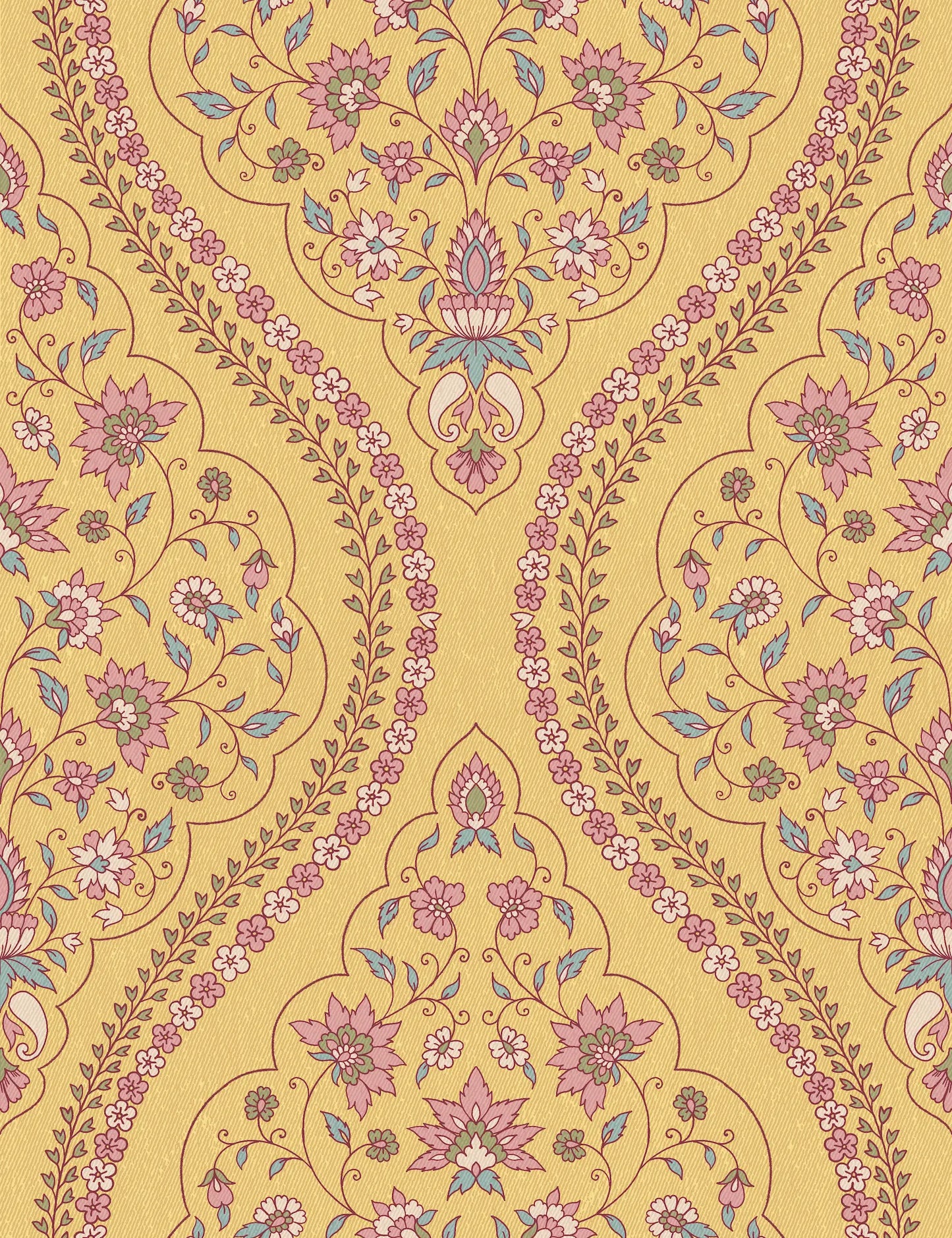 Zaina Bagh Wallpaper- Inspired by Pashmina Patterns