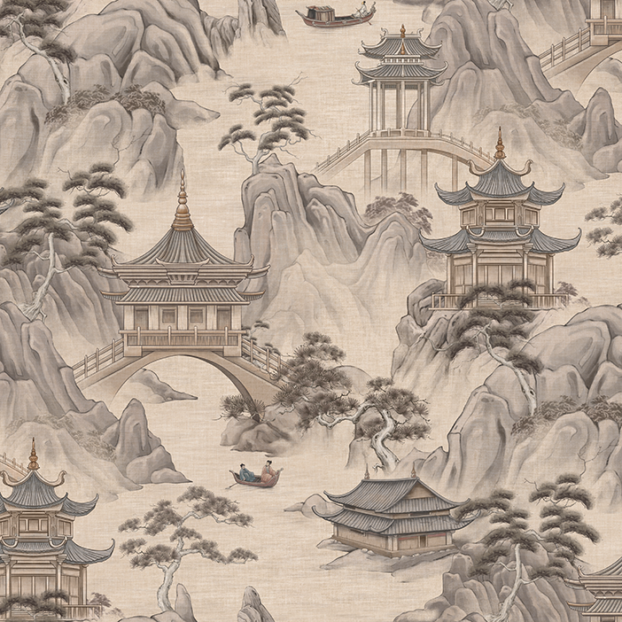 Oriental Mountain Trail Wallpaper
