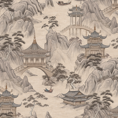 Oriental Mountain Trail Wallpaper