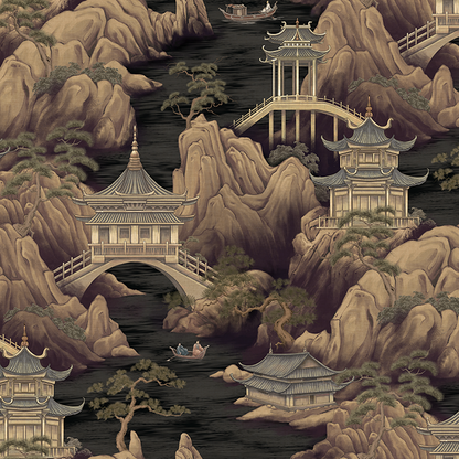 Oriental Mountain Trail Wallpaper