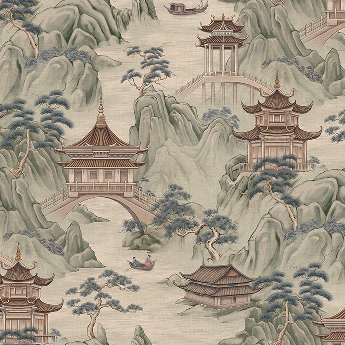 Oriental Mountain Trail Wallpaper