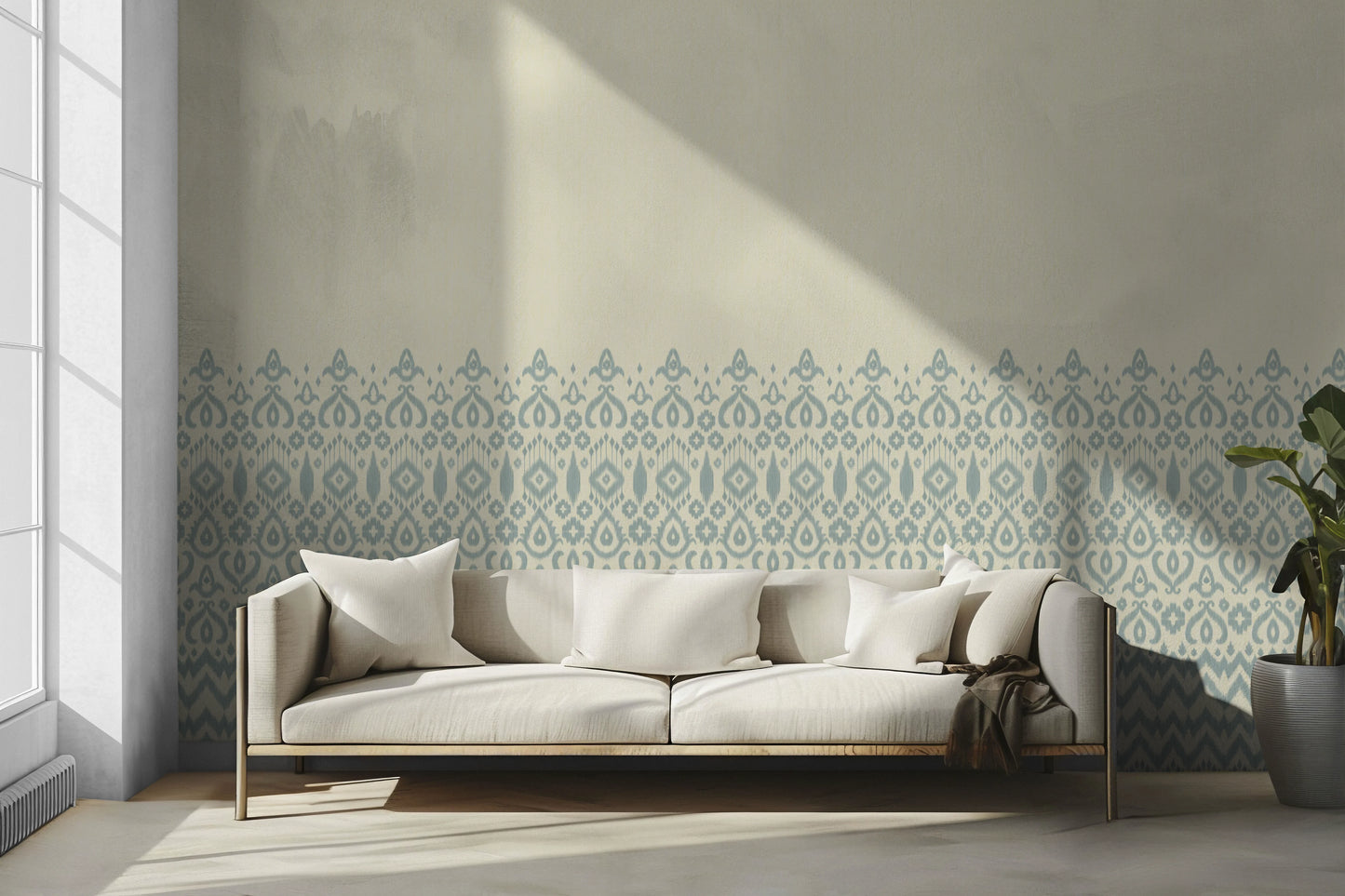 Kebaya Wallpaper- Inspired by Ikat Patterns