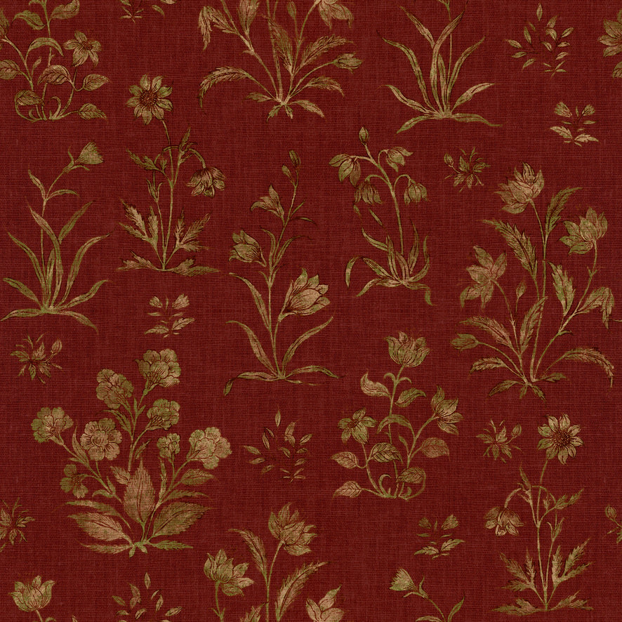 Gulbagh Wallpaper – Inspired by Mughal Miniature Floral Motifs