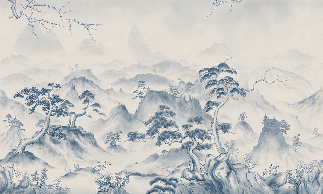 Misty Mountain Landscape Wallpaper