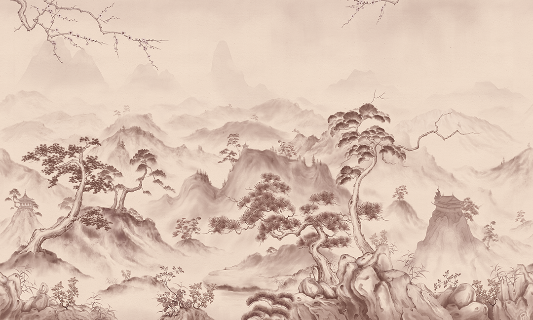 Misty Mountain Landscape Wallpaper